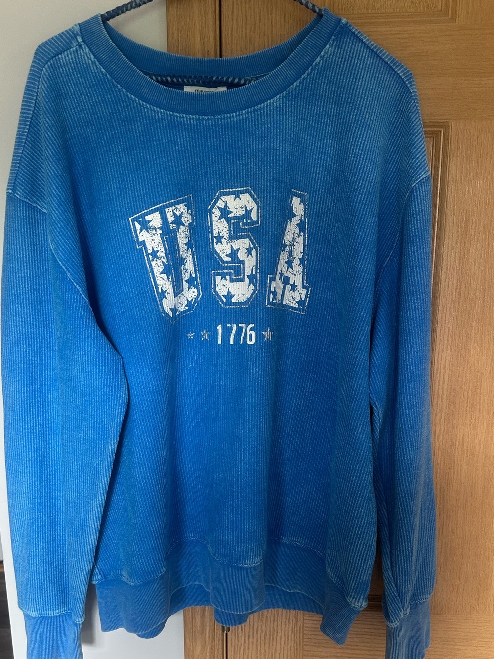 Maurices Blue USA 1776 Pullover Sweatshirt Brand new with tag